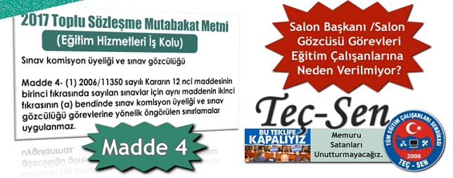 Eğitim Çalışanları Ayağa Kalktığı Zaman…